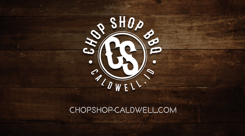 chop shop bbq caldwell logo