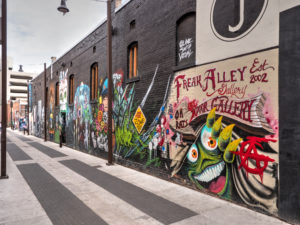 Freak Alley in downtown Boise Idaho