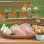 Farm fresh chicken from a local farm